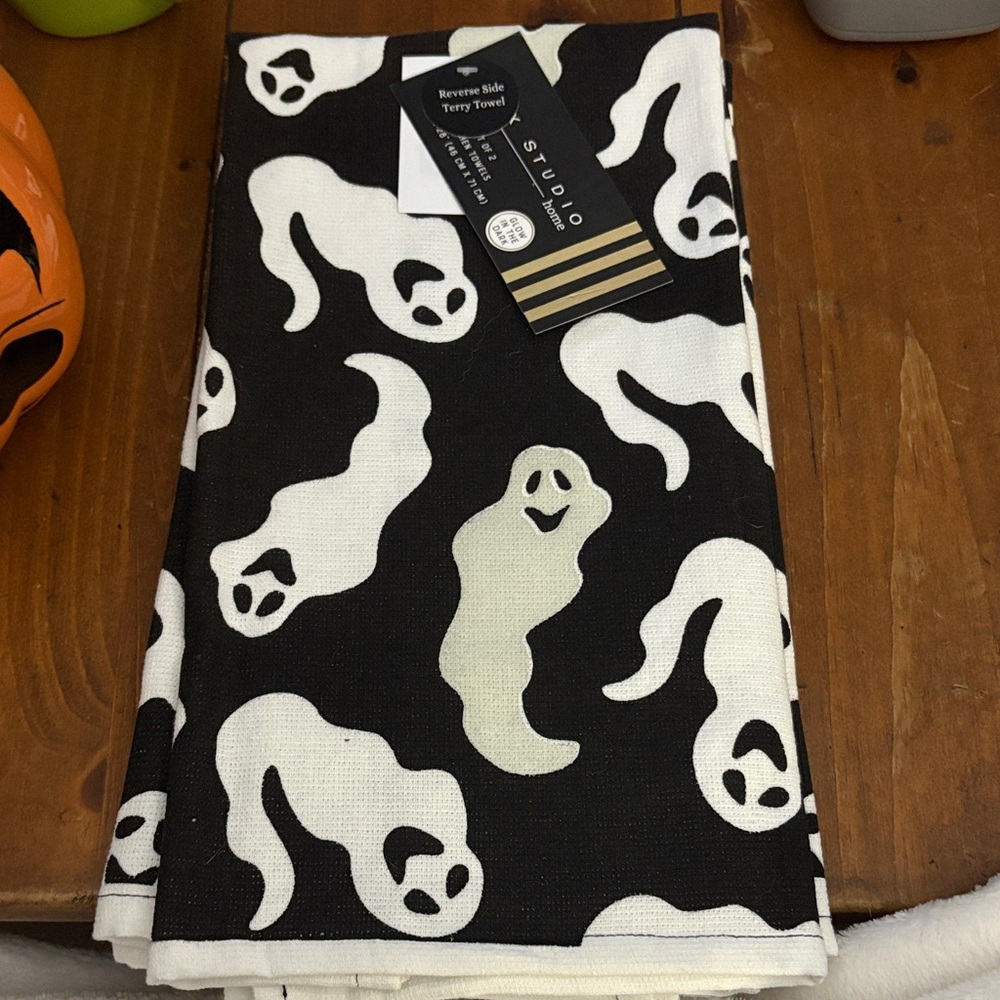 Ghost Glow in the Dark Kitchen Towels